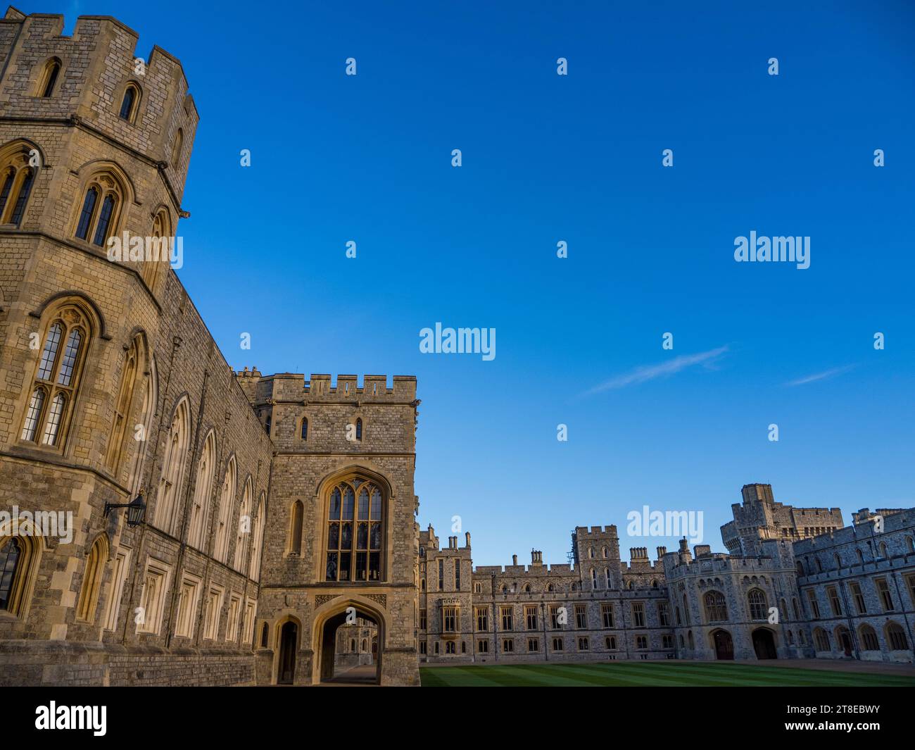 State Apartments, Windsor Castle, Windsor, England, UK, GB Stock Photo