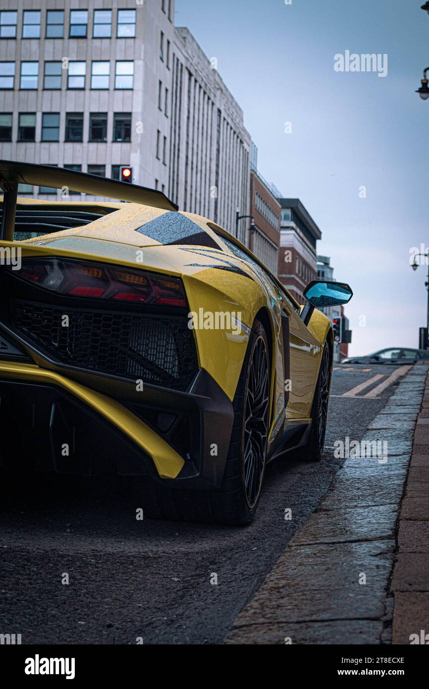 Yellow aventador hires stock photography and images Alamy