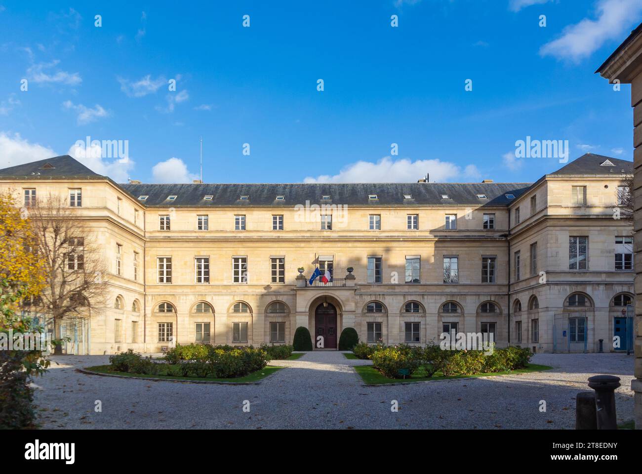 Paris, France, The state of higher education and research (French, ministere de l'enseignement superieur et de la recherche) in latin quarter, Stock Photo
