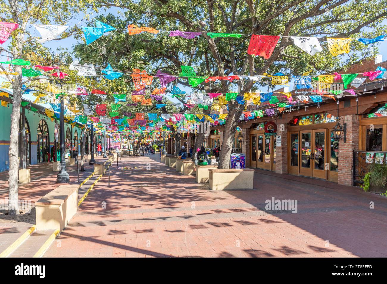 San Antonio, USA October 31, 2023 Mexican Market Square Paper