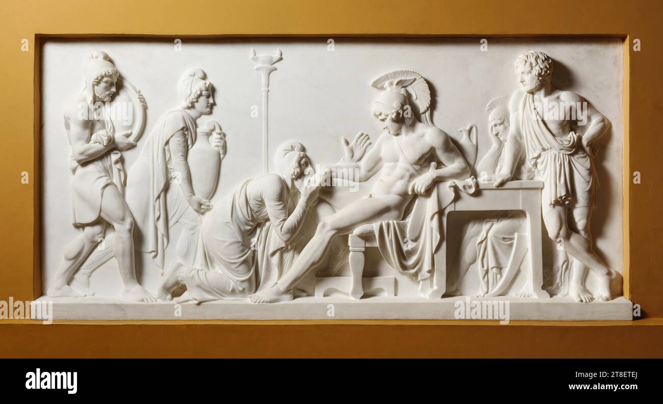 Old king priam begs achilles hires stock photography and images Alamy