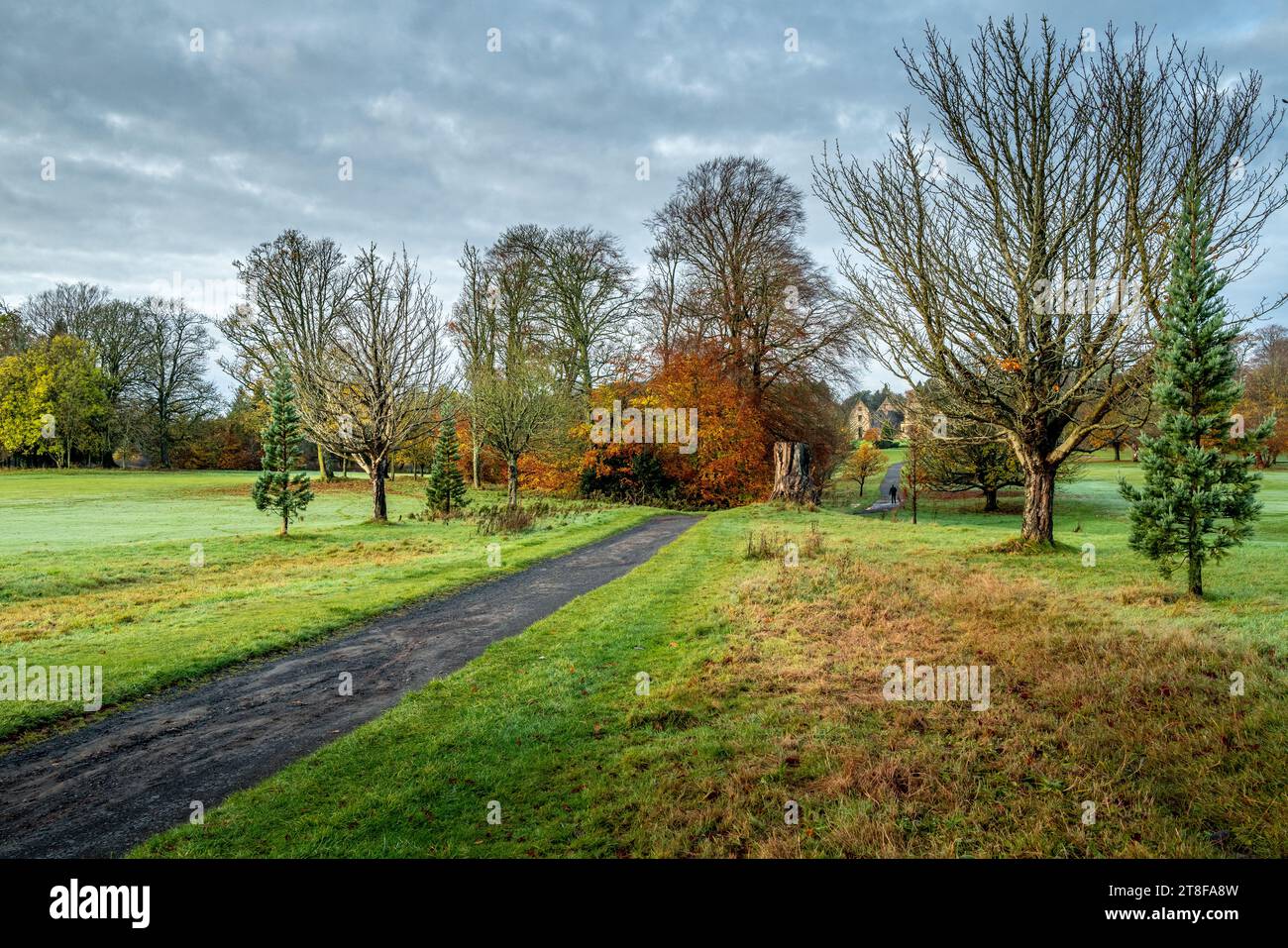 Autumn at Belleisle golf course Ayr Stock Photo