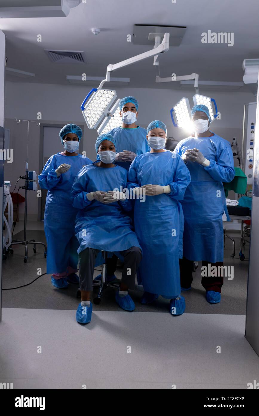 Diverse female doctors wearing face hi-res stock photography and images ...