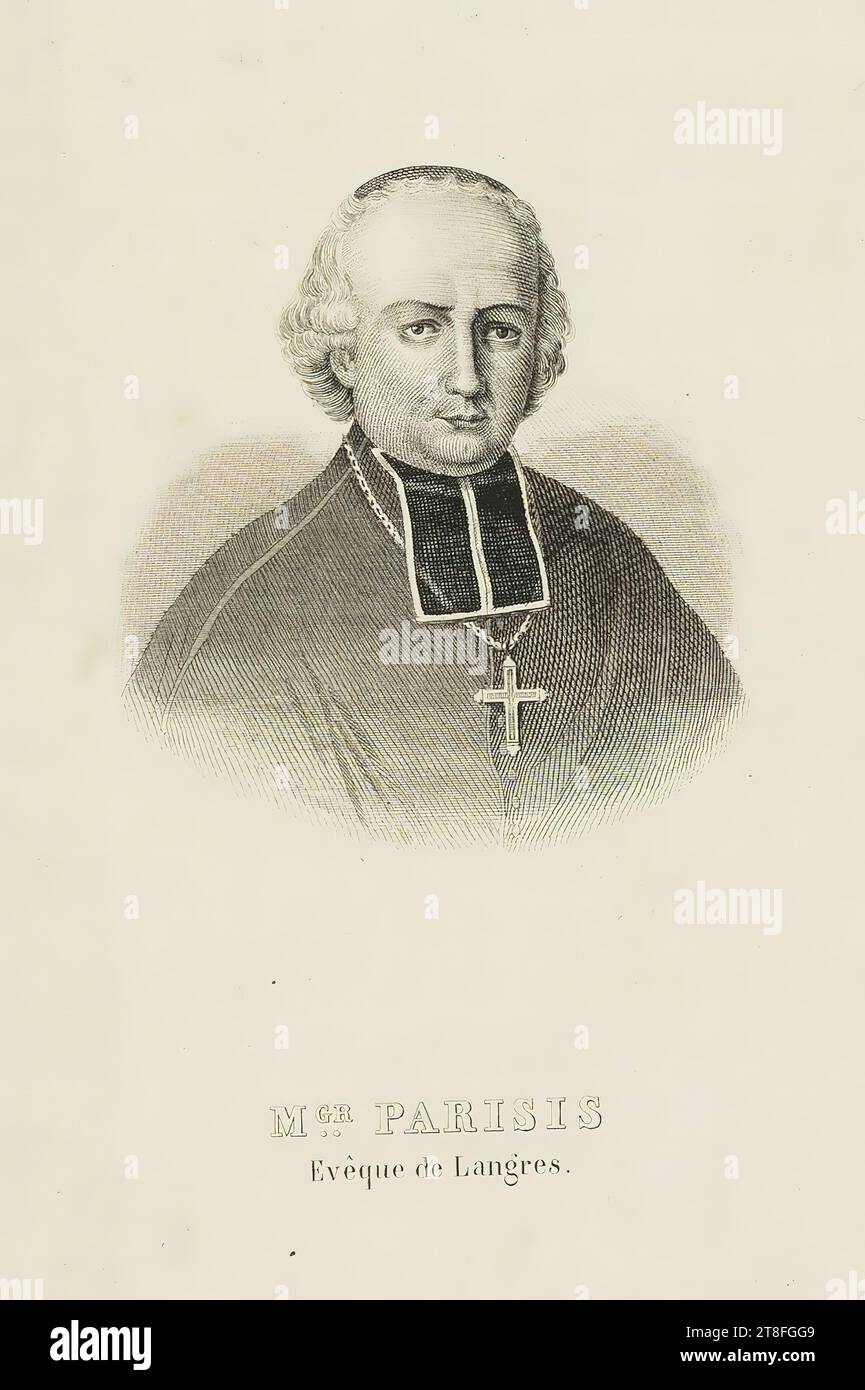 Msgr. PARISIS, Bishop of Langres Stock Photo