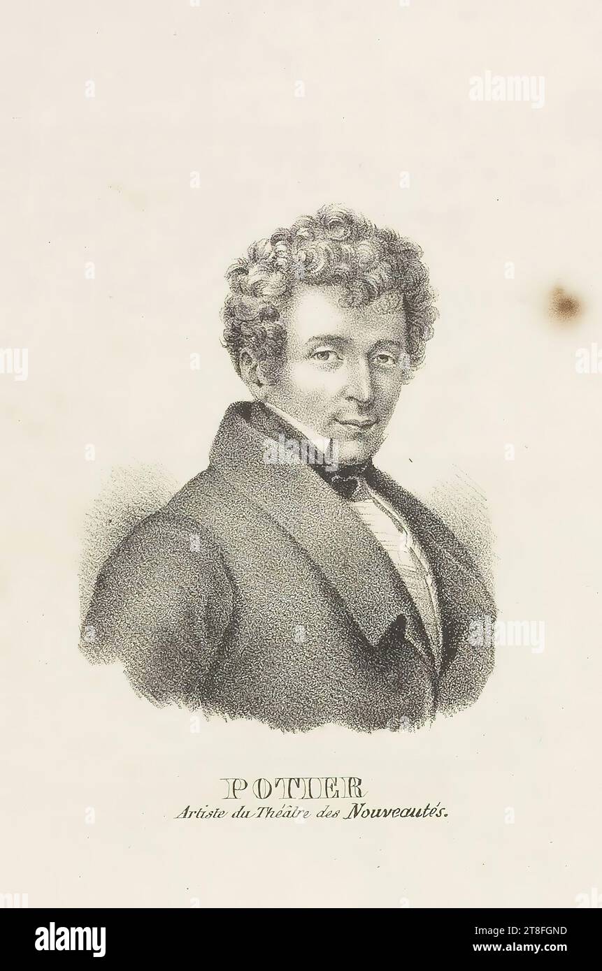 POTIER, Artist of the New Theater Stock Photo - Alamy