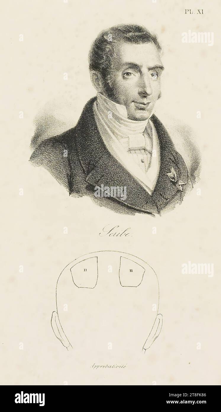 11.11. pl. XI. Scribe. Approbative. illustration from POUPIN, Théodore