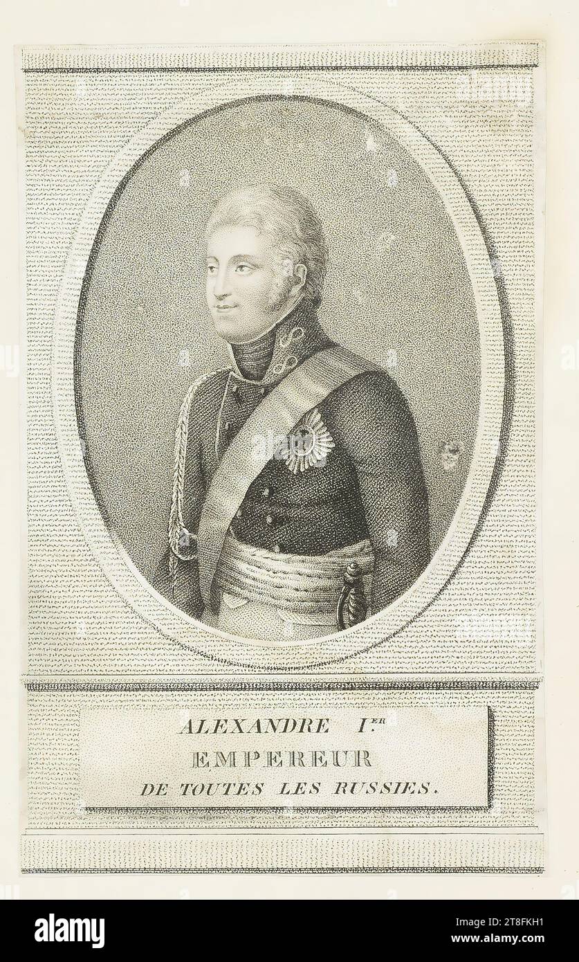 ALEXANDER I., EMPEROR, OF ALL THE RUSSIA Stock Photo - Alamy
