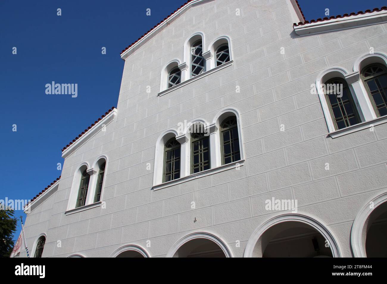orthodox cathedral (presentation of the virgin in the temple) in rethymno in crete in greece Stock Photo