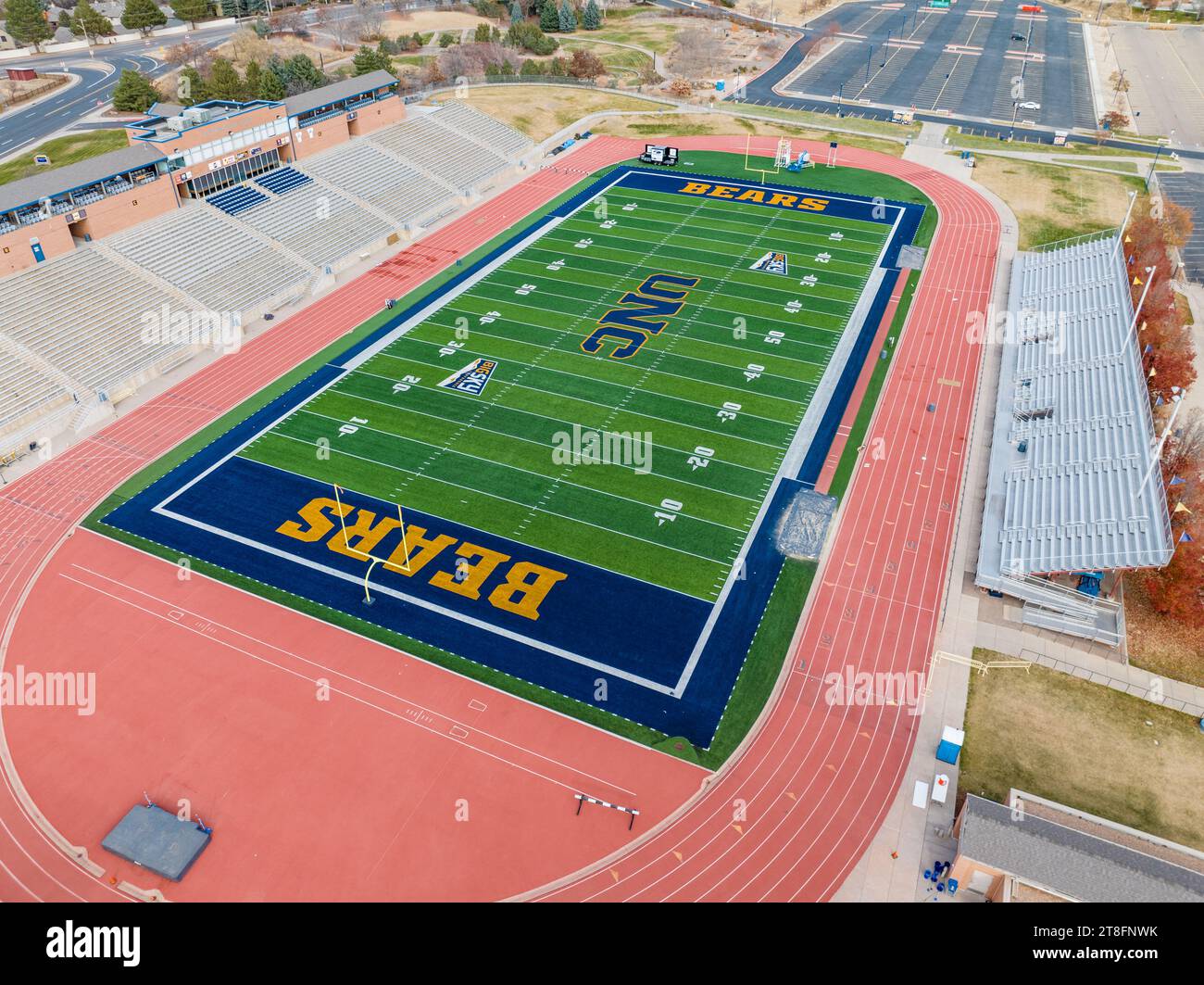 Nottingham Field University of Northern Colorado Greeley Stock Photo