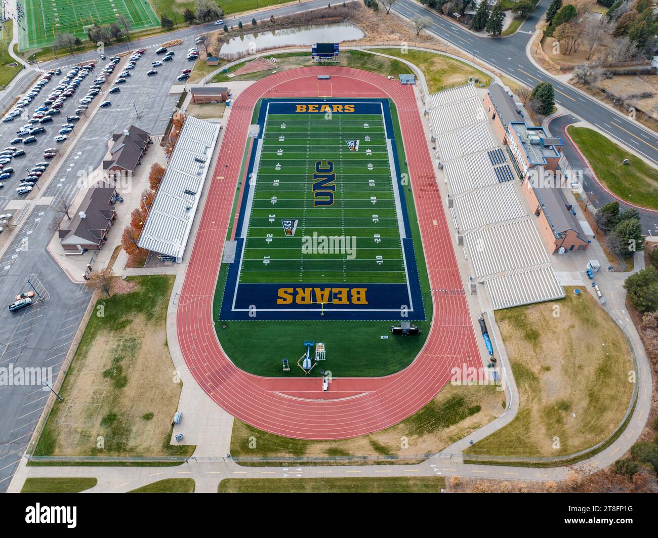 University of Northern Colorado Bears Nottingham Field Greeley Stock Photo