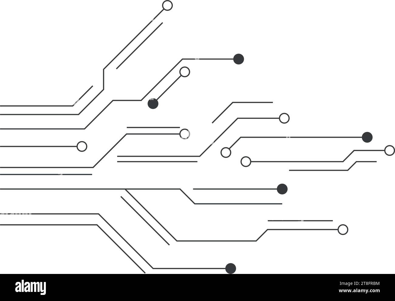 circuit electric tech illustration Stock Vector Image & Art - Alamy