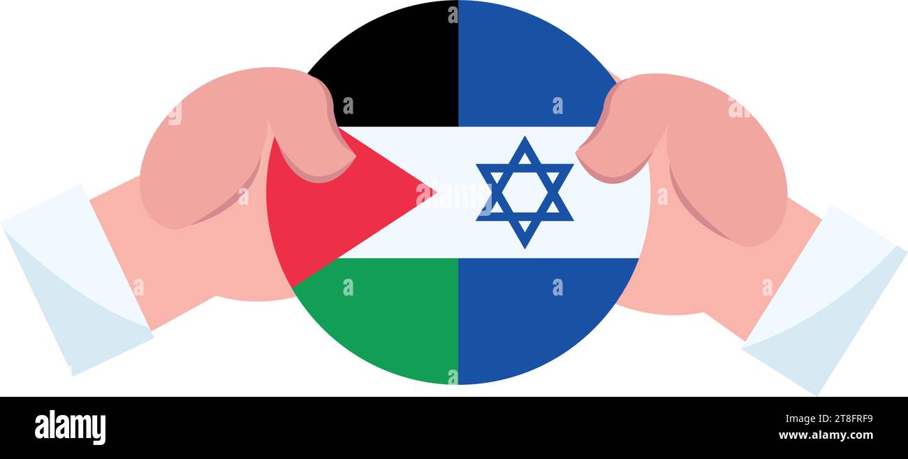 israel and palestine peace badge Stock Vector Image & Art - Alamy