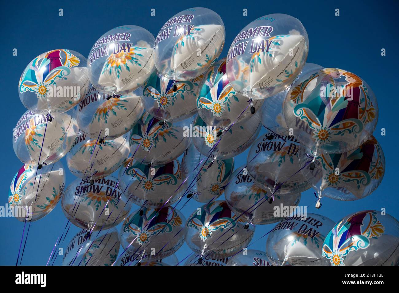 Hong Kong Hong Kong 20th Nov 2023 Frozen Themed Balloons At Hong hong-kong-hong-kong-20th-nov-2023-frozen-themed-balloons-at-hong