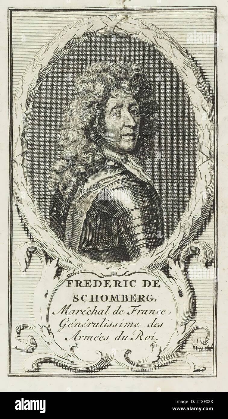 FREDERIC DE SCHOMBERG, Marshal of France, Generalissimo of the King's Armies Stock Photo