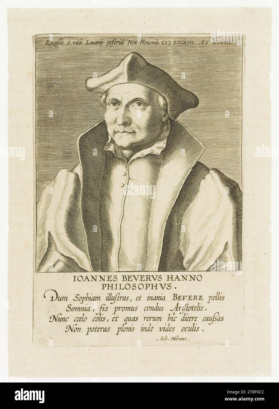 He passed away after the life of Louanij. No. November CIƆ. 163 Eat 48 IOANNES BEVERVUS HANNO PHILOSOPHVS., While you enlighten Sophia, and empty BEVERE's skin, Dreams, you become the first to lead Aristotle. Amazing. illustration from: Foppens, Bibliotheca Belgica, Brussels 1739; vol.1 580-581 Stock Photo