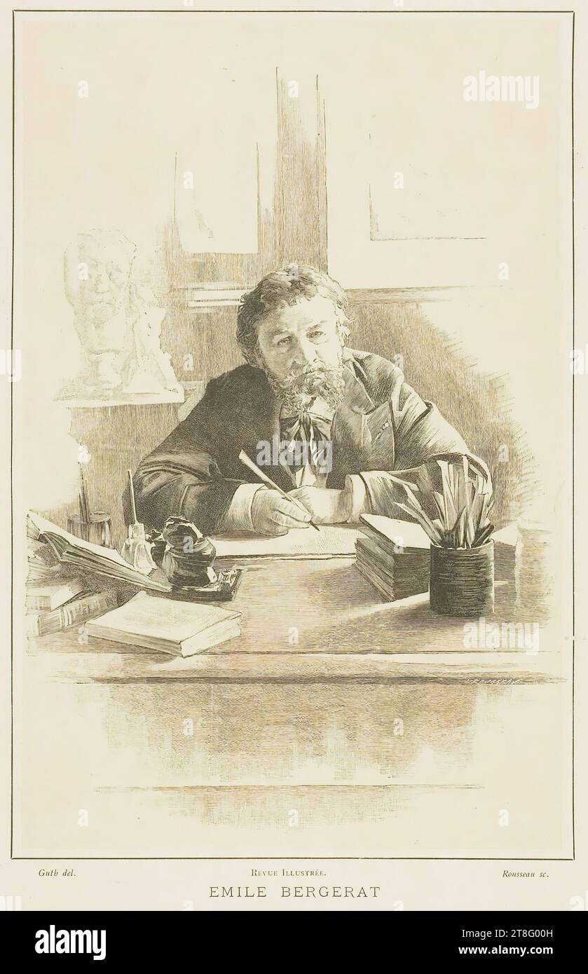 Guth del. ILLUSTRATED REVIEW. Rousseau sc. Emile Bergerat. Illustration ...