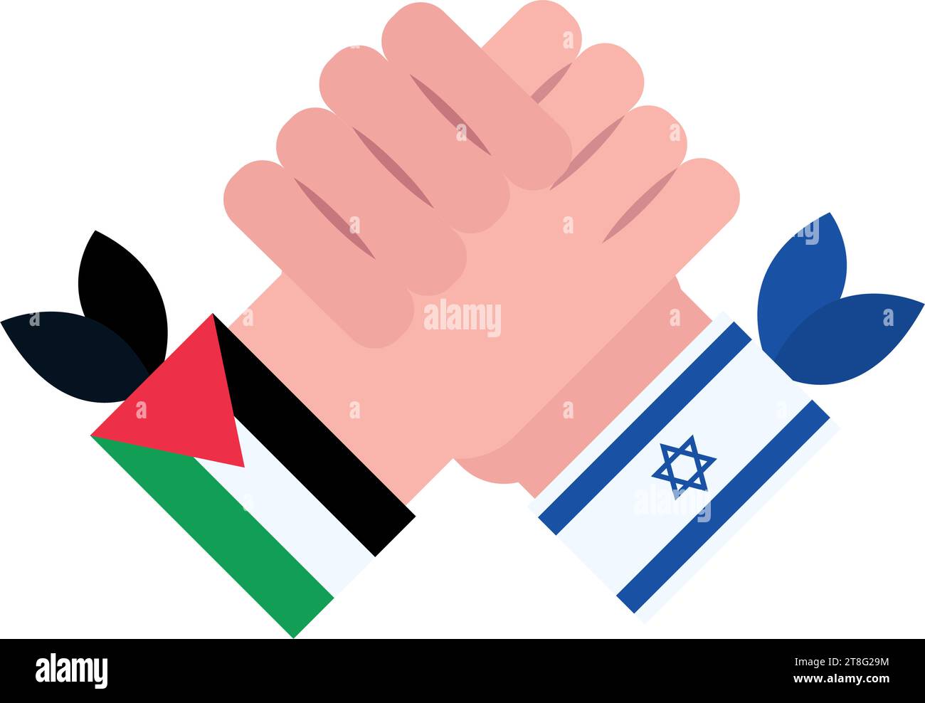 israel and palestine peace design Stock Vector Image & Art - Alamy