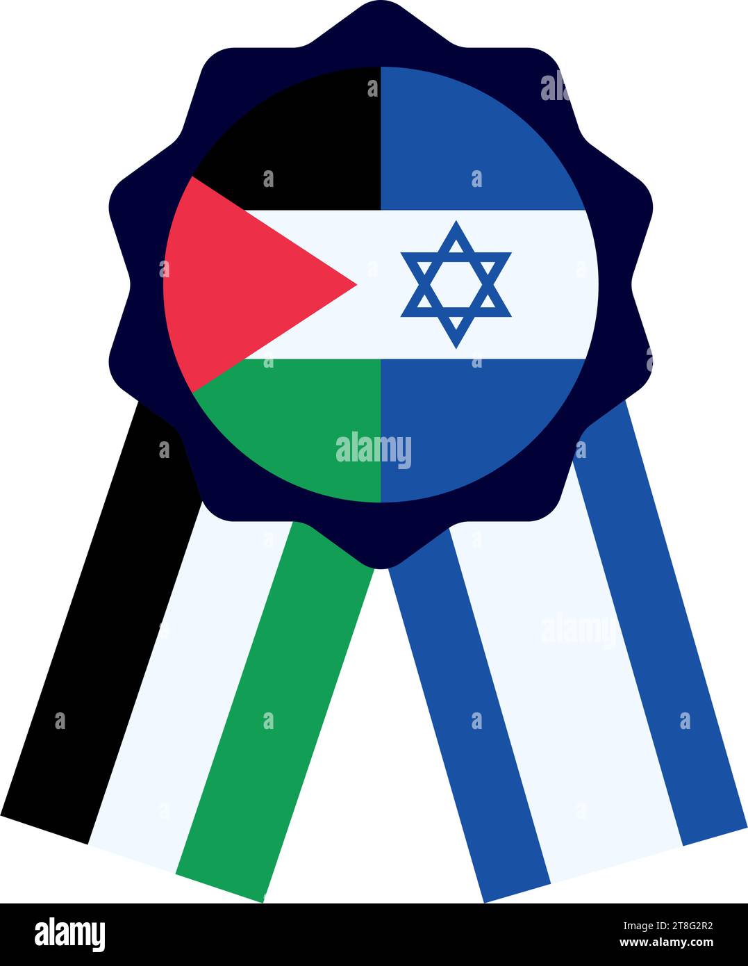 israel and palestine peace medal Stock Vector Image & Art - Alamy