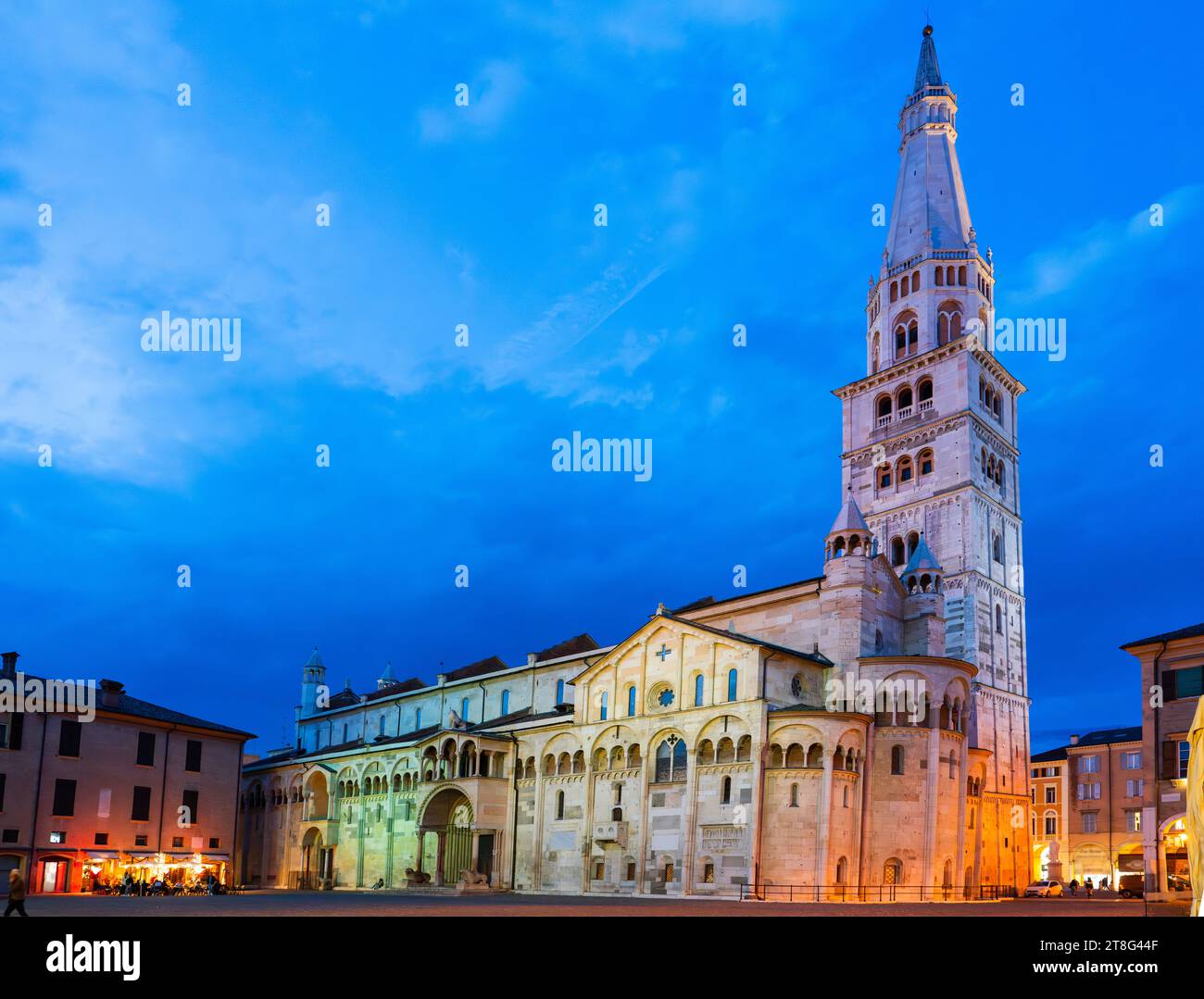 Modena, Italy, 20 october 2023 Duomo di Modena (Cathedral of Modena