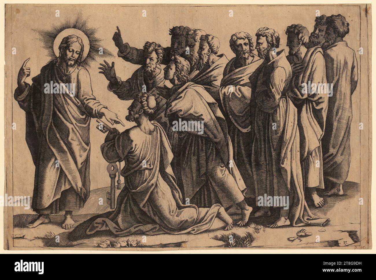 Agostino veneziano after raphael hires stock photography and images