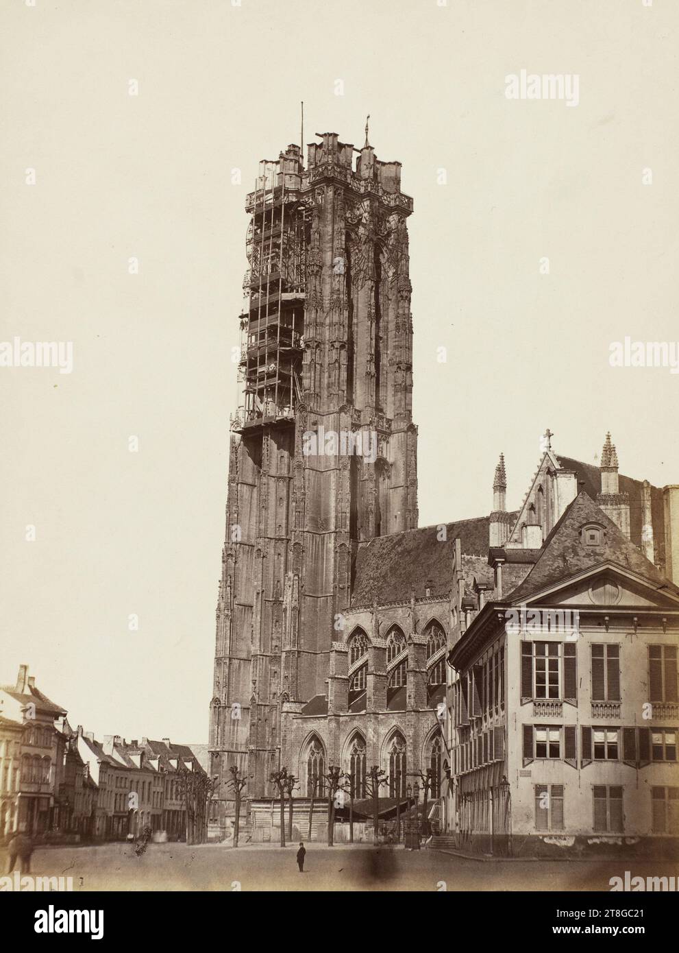 Mechelen: Saint-Rombaut Cathedral, Photographer, summer 1867, 3rd ...