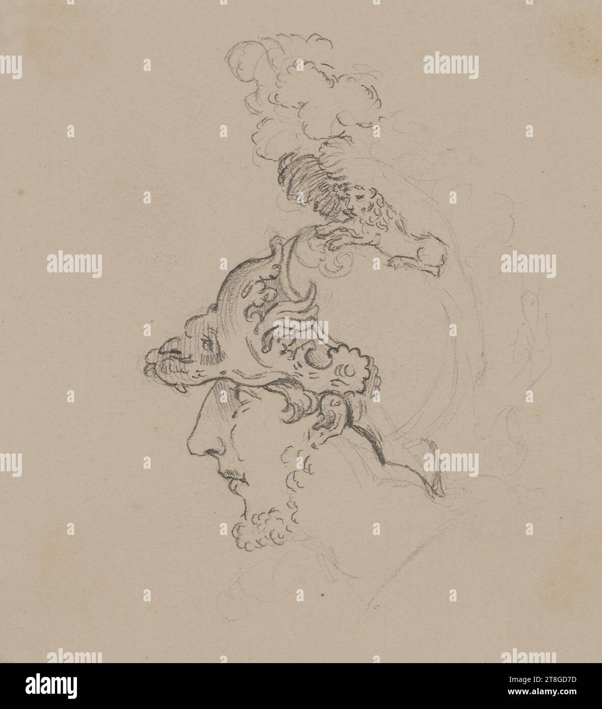 Collection of 12 drawings, Draughtsman, 19th century, Graphic arts ...