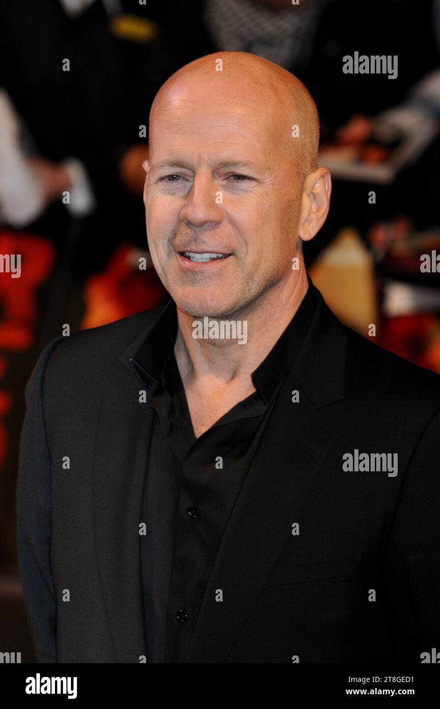 Bruce Willis, Red Premiere,London 19.10.10 Stock Photo