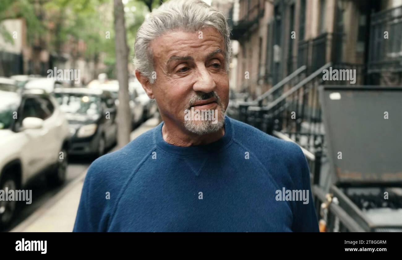 SLY 2023 Netflix documentary on the life of Sylvester Stallone Stock Photo