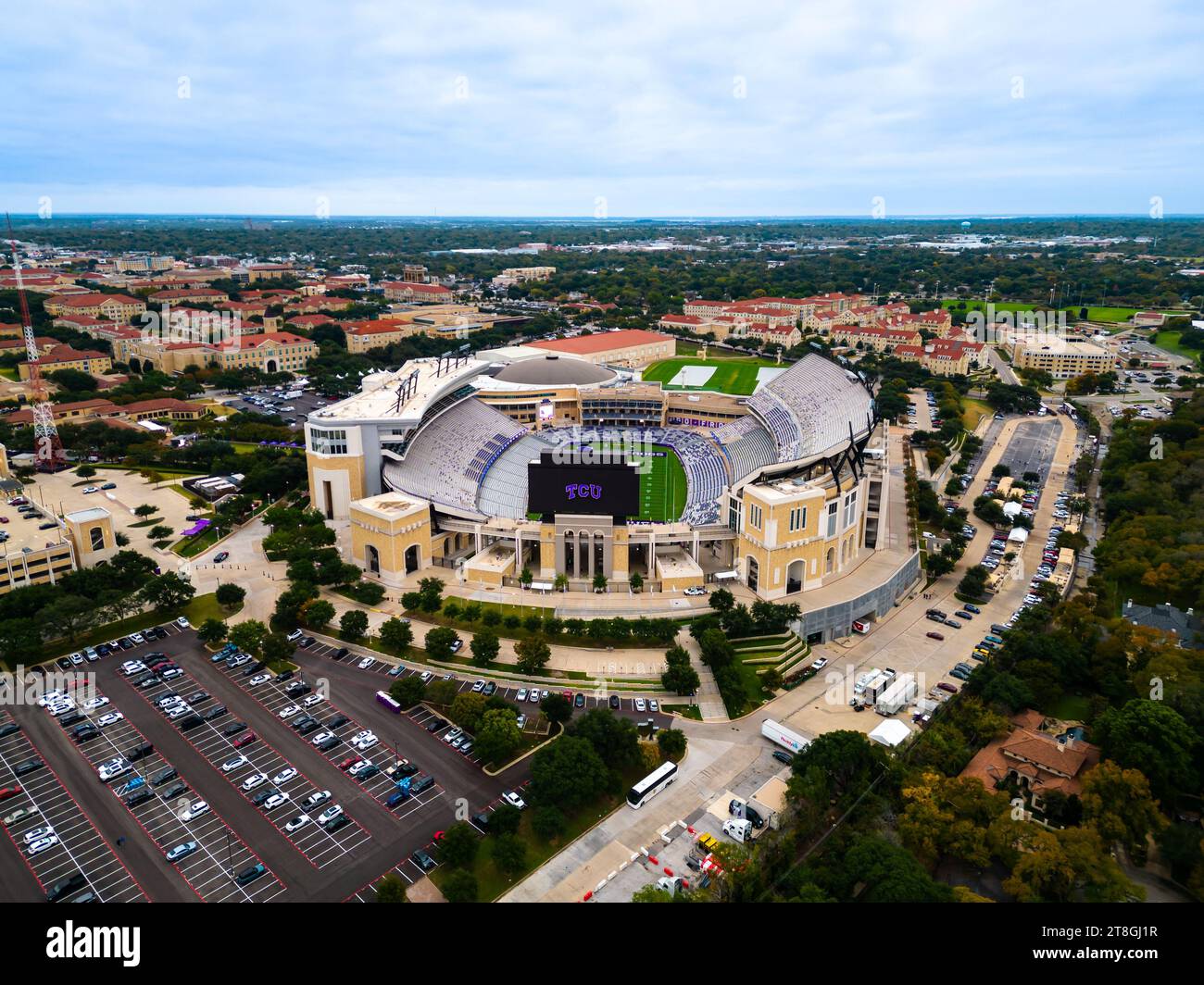 Fort Worth, TX - November 10, 2023: Amon G. Carter Stadium on the Texas ...