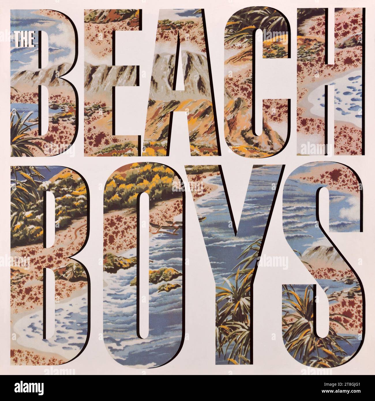 The Beach Boys - original vinyl album cover - The Beach Boys - 1985 Stock Photo