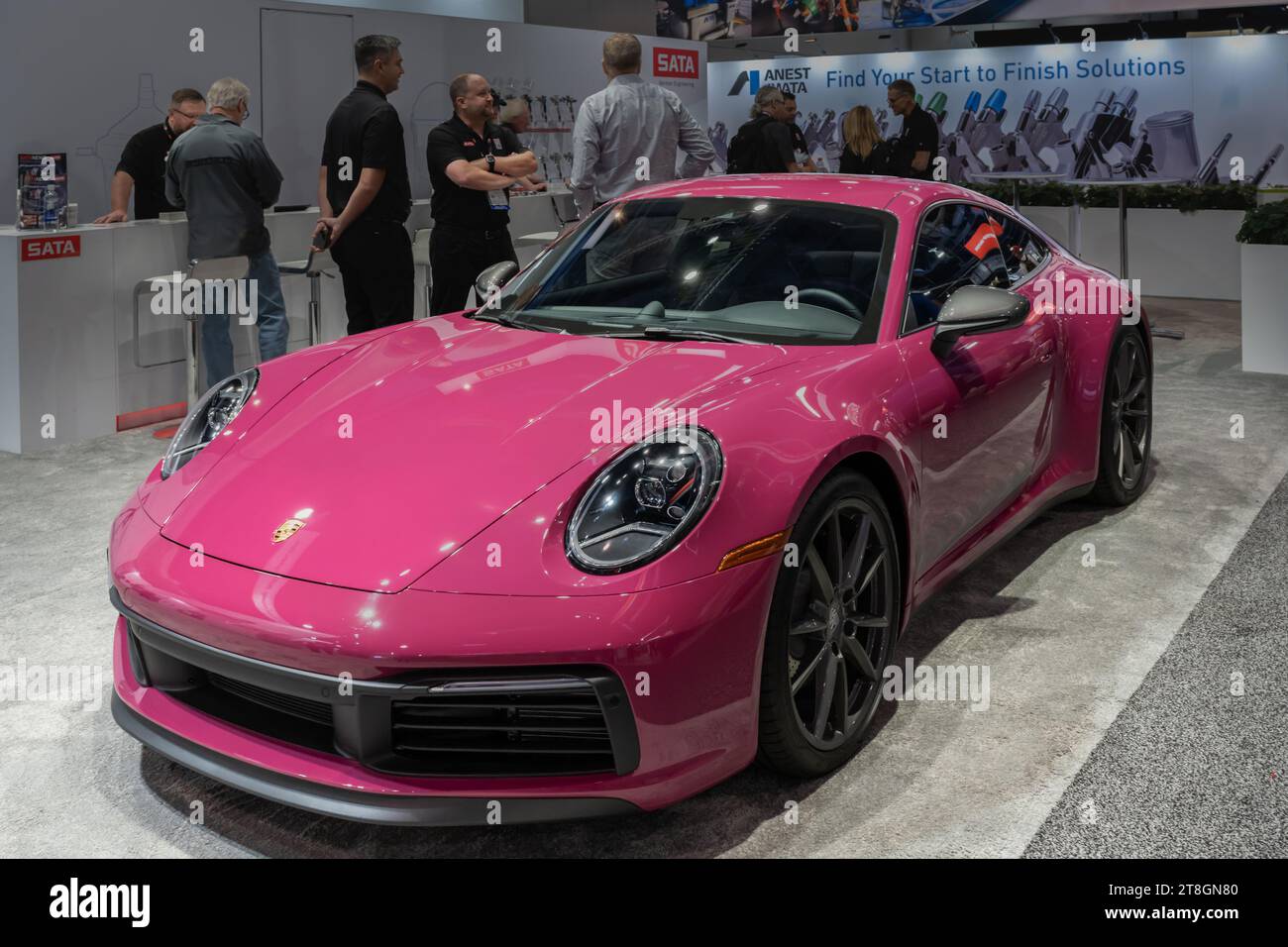 LAS VEGAS, NV/USA NOVEMBER 1, 2023 A Porsche 911 Carrera T