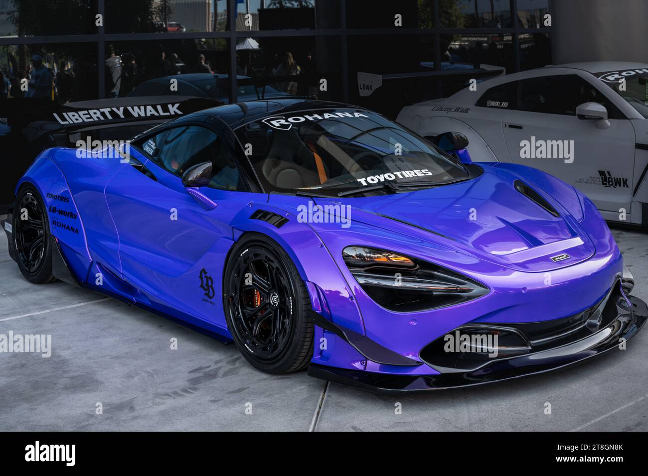 LAS VEGAS, NV/USA NOVEMBER 1, 2023 A McLaren 720S car. Builder