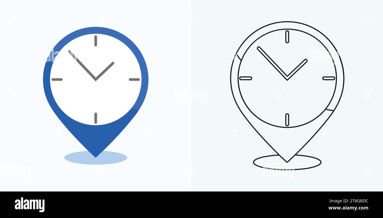 Passage of time icon. Passage of time. Timer logo. Watch icon illustration vector design Stock Vector