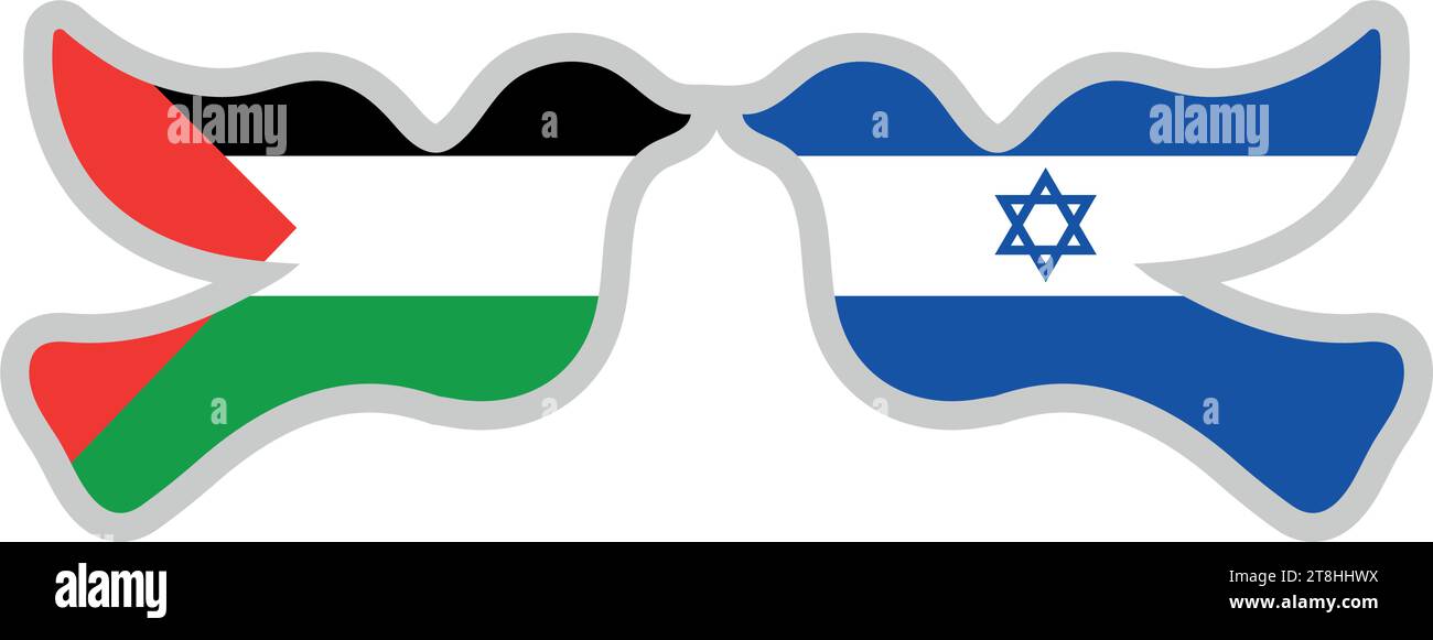 israel and palestine peace support Stock Vector Image & Art - Alamy