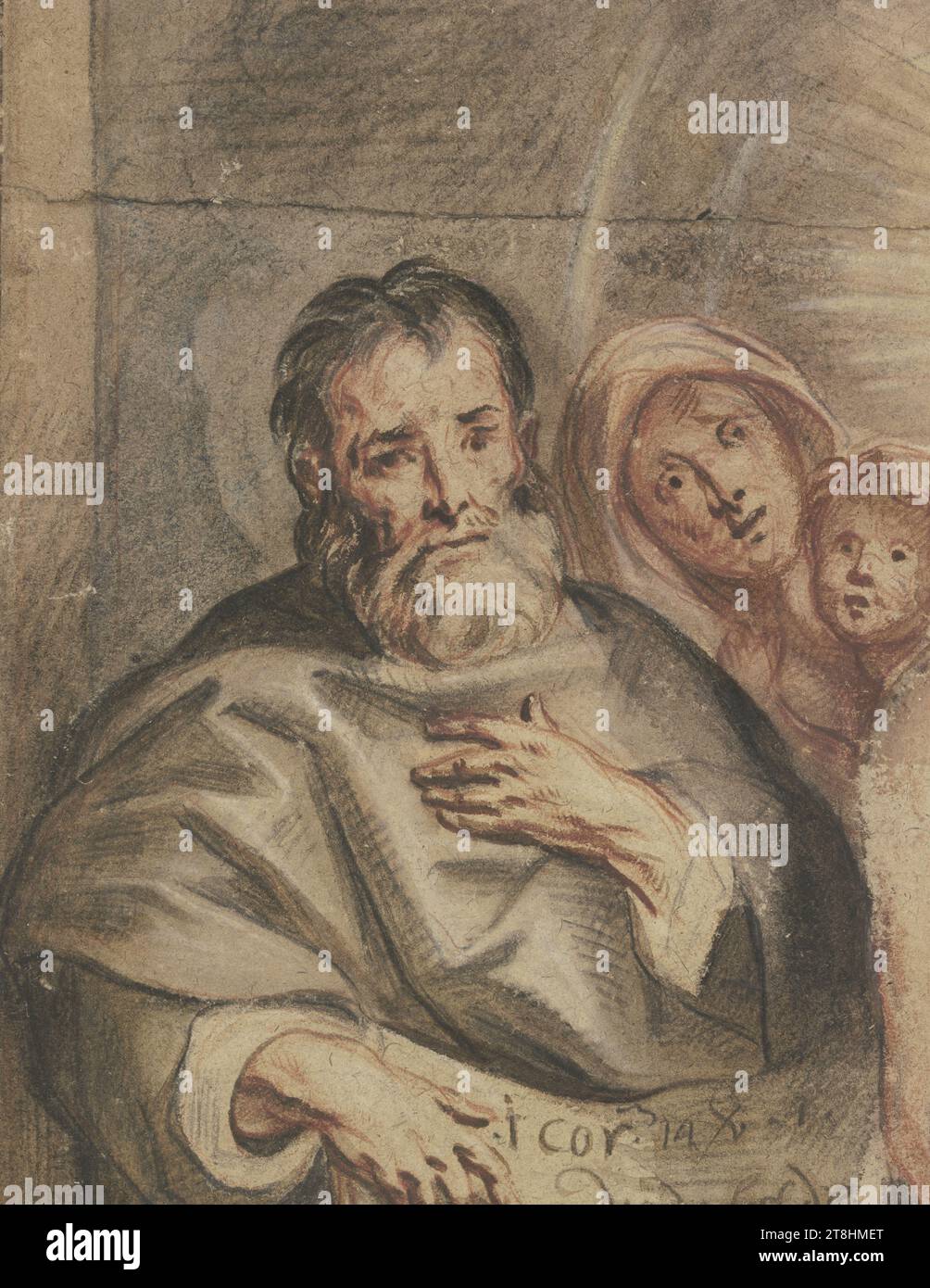 Black and white old man child hi-res stock photography and images - Alamy