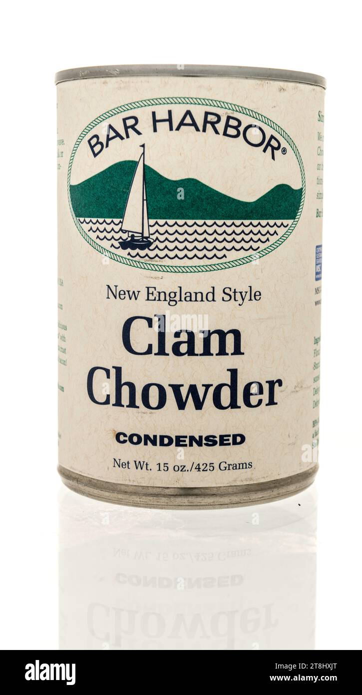 Winneconne, WI 12 October 2023 A can of Bar Harbor New England style