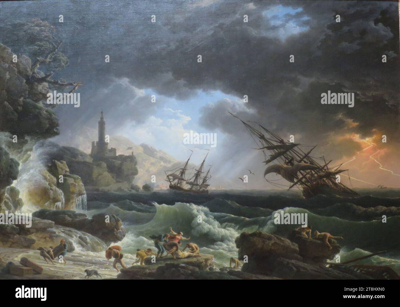 Shipwreck in stormy seas hi-res stock photography and images - Alamy