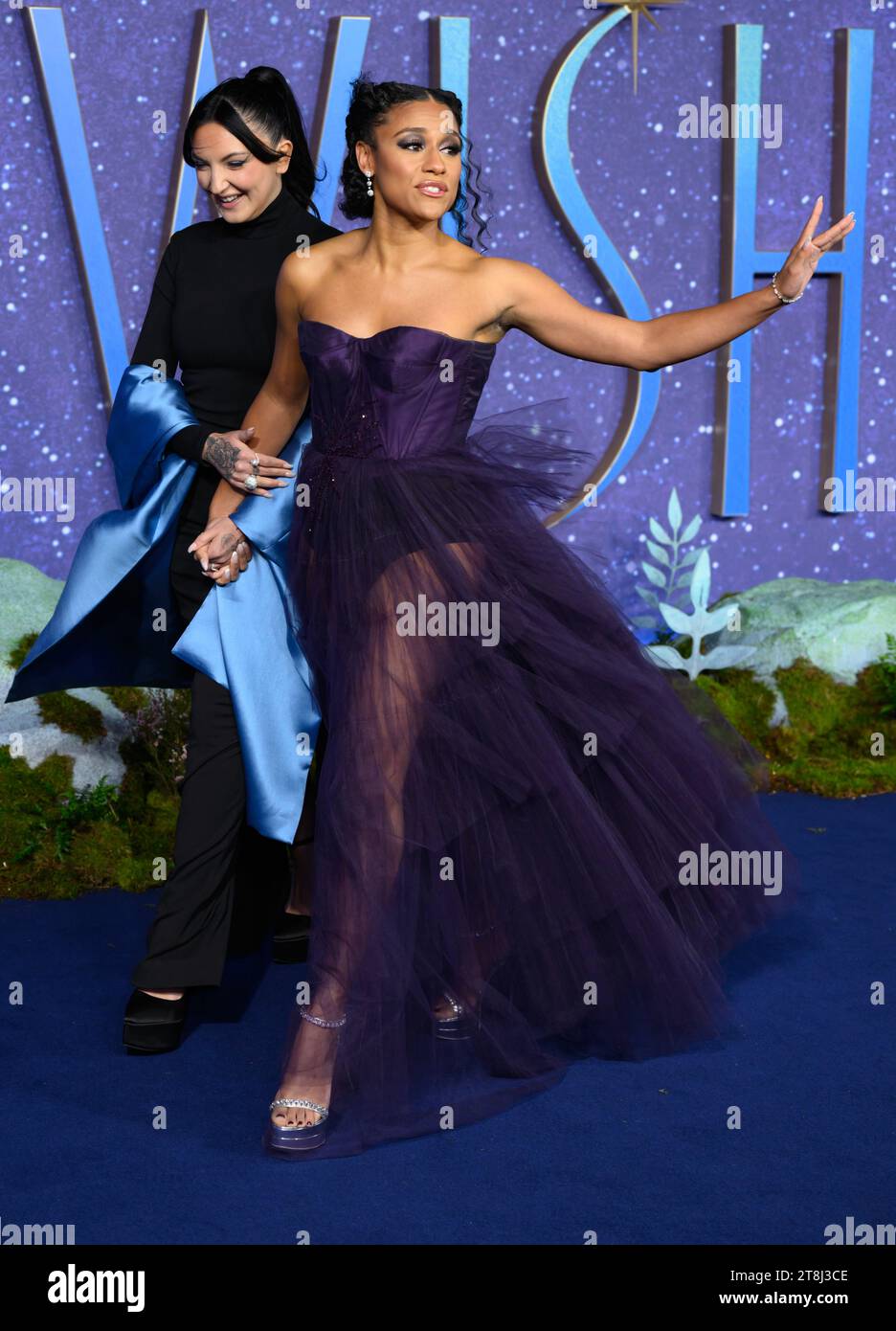 London, UK. November 20th, 2023. Julia Michaels and Ariana DeBose
