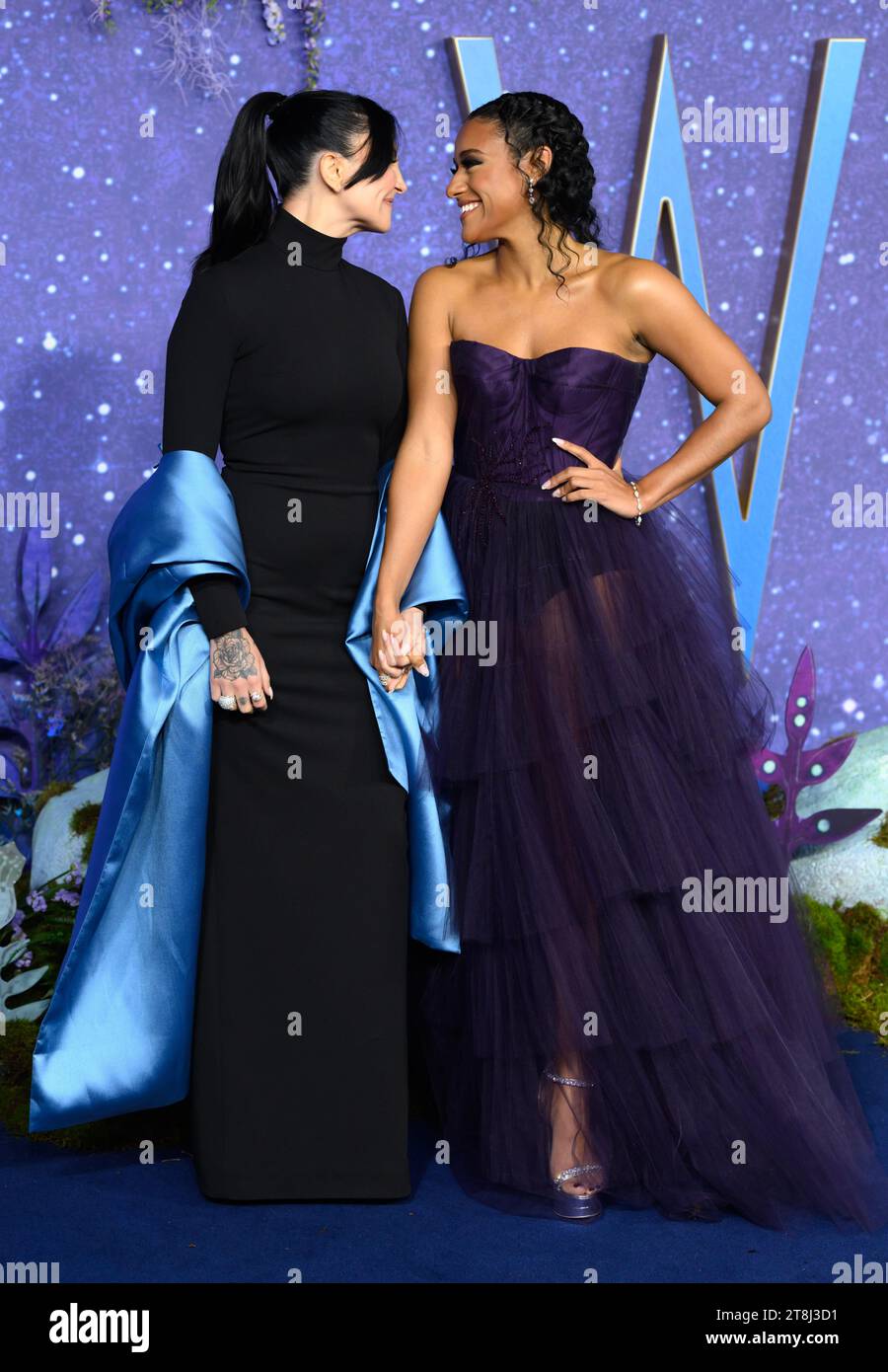 London, UK. November 20th, 2023. Julia Michaels and Ariana DeBose