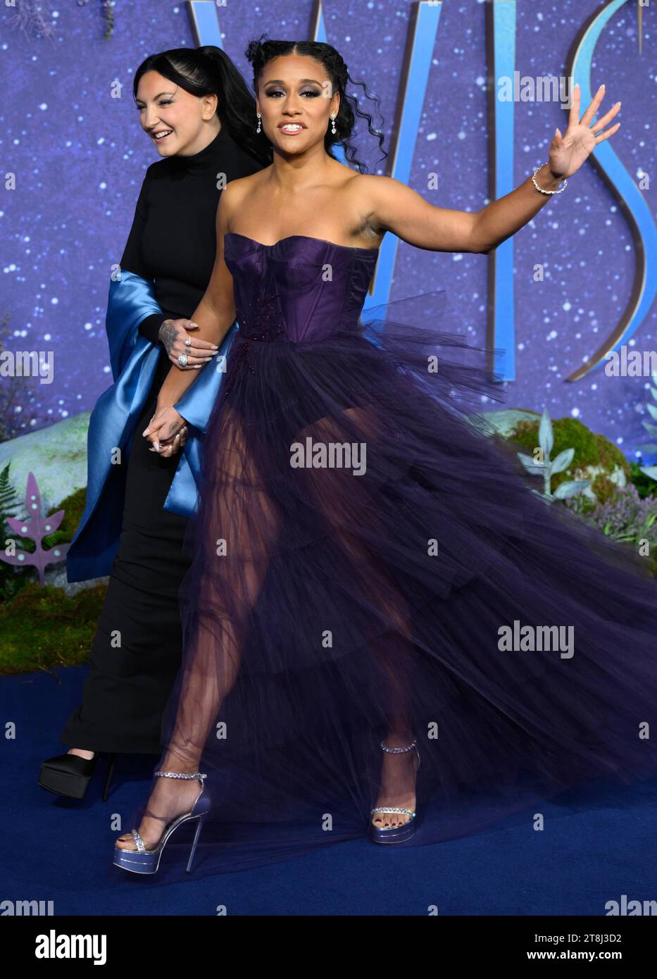 London, UK. November 20th, 2023. Julia Michaels and Ariana DeBose