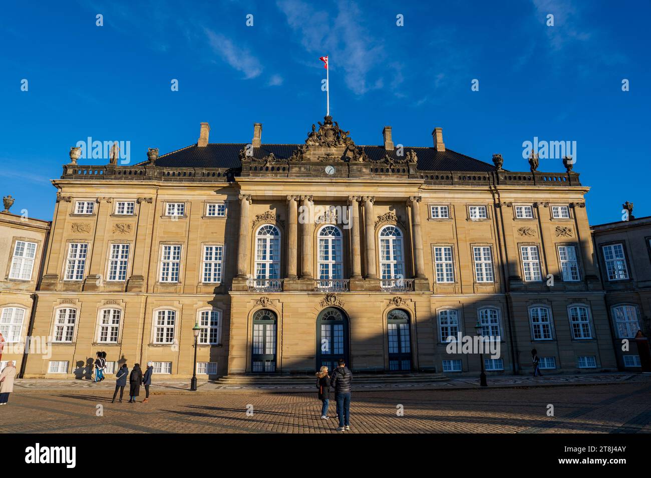 Copenhagen, Denmark - November 18, 2023: Frederik VIII's Palace ...