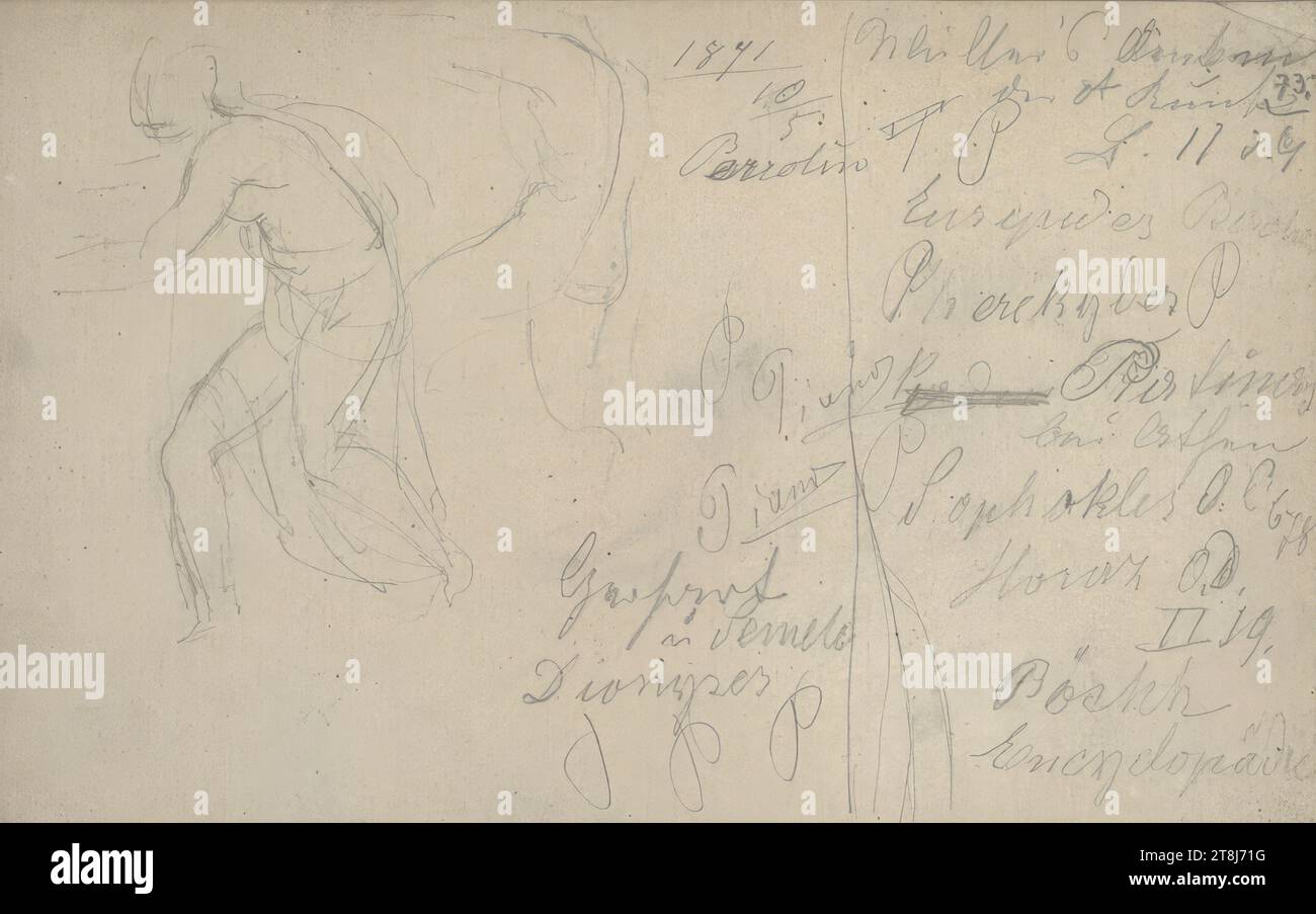 Various figure studies list of greek philosophers and poets
