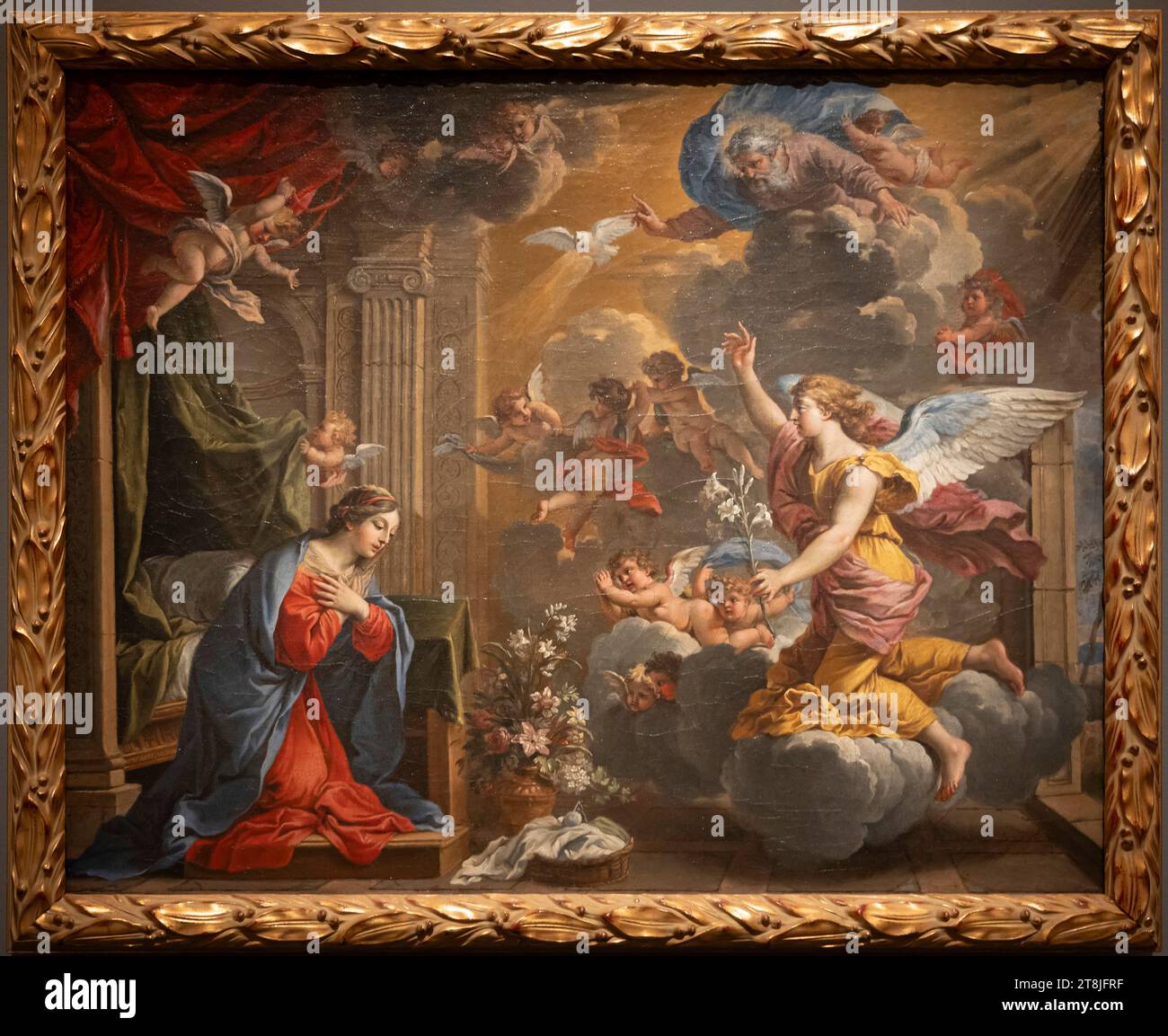 Paris, France 11 16 2023 Louvre Museum. The Treasure of NotreDame