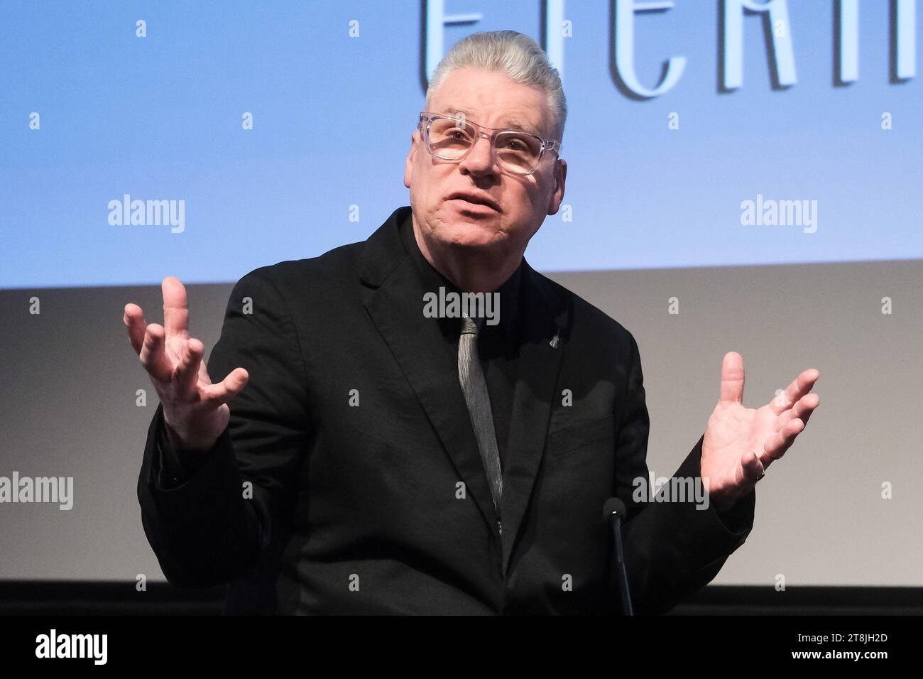 London, UK. Mark Kermode photographed attending the Mark Kermode in 3D