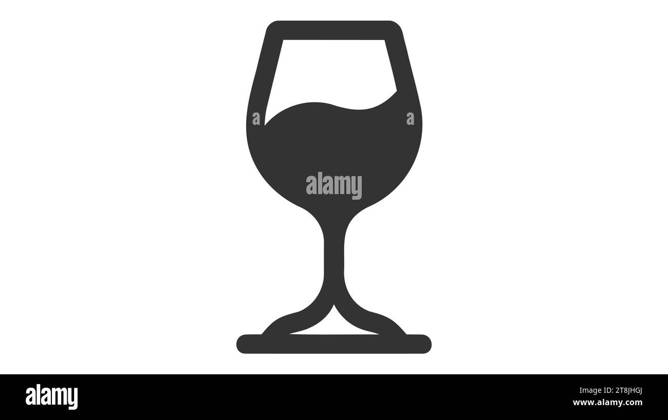 Wine glass icon vector illustration isolated Stock Vector Image & Art ...