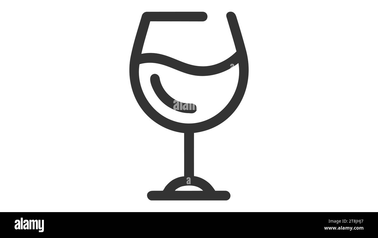 Wine glass icon vector illustration isolated Stock Vector Image & Art ...