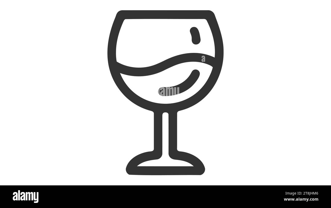 Wine glass icon vector illustration isolated Stock Vector Image & Art ...
