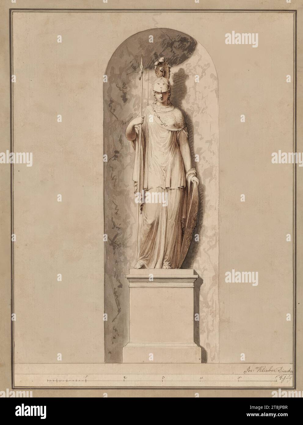 Minerva, Joseph Klieber, Innsbruck 1773 1850 Vienna, after 1814