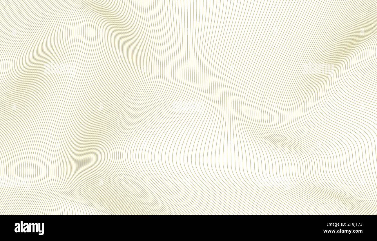 wavy golden lines background. Vector illustration Stock Vector Image ...