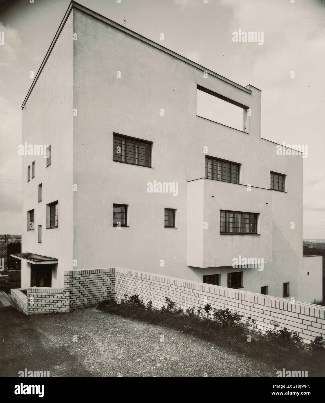 Adolf Loos Prague Villa Müller modernist building from 1930 Stock